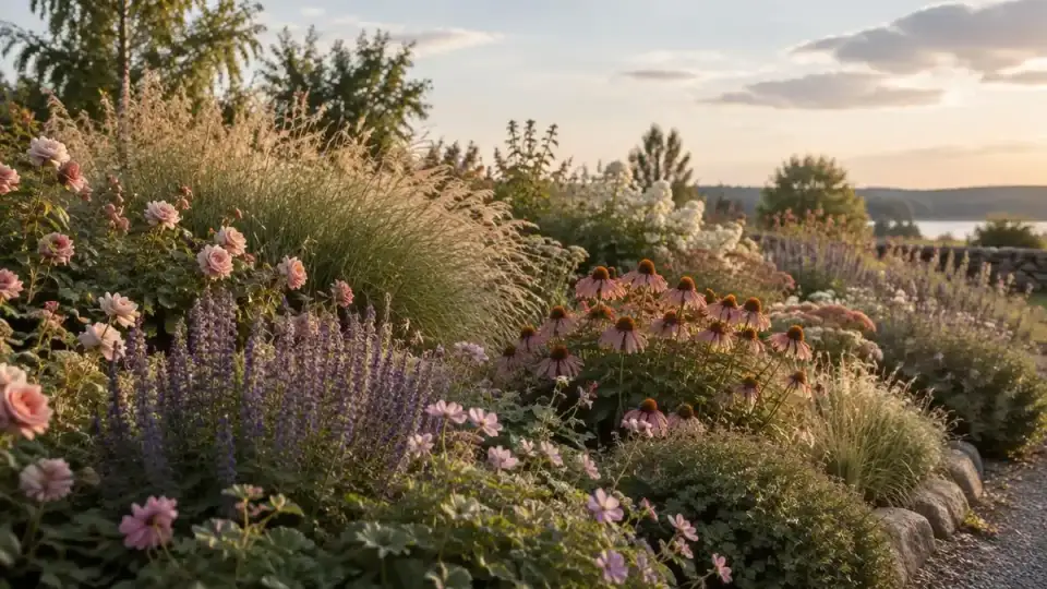 Så planerar du en perennrabatt som blommar hela säsongen